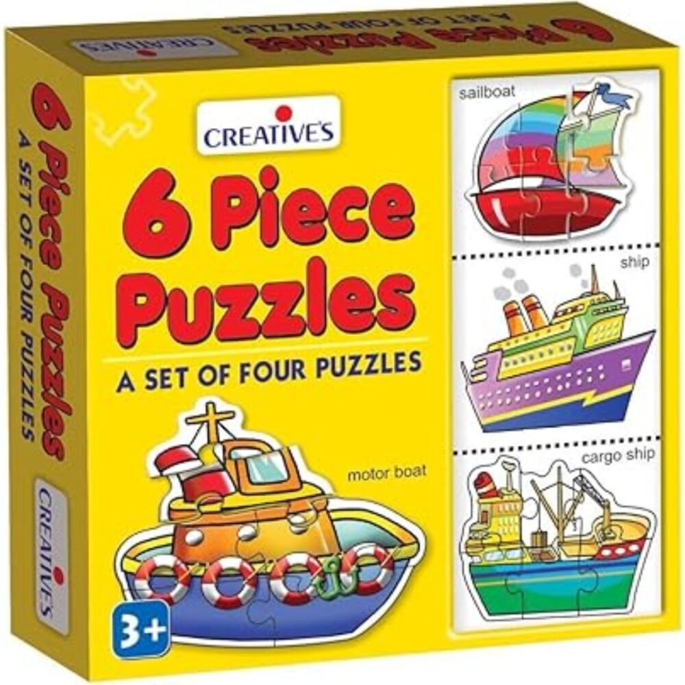 Age 3+ Creatives 6 Piece Puzzle