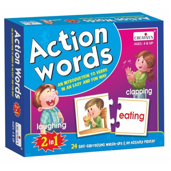 Age 4+ Creative Action Words Pack