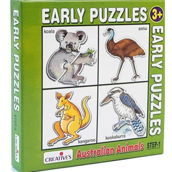 Age 3+ Creative Early Puzzles Australian Animals