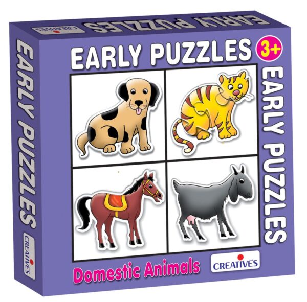 Creative Early Puzzles - Domestic Animals