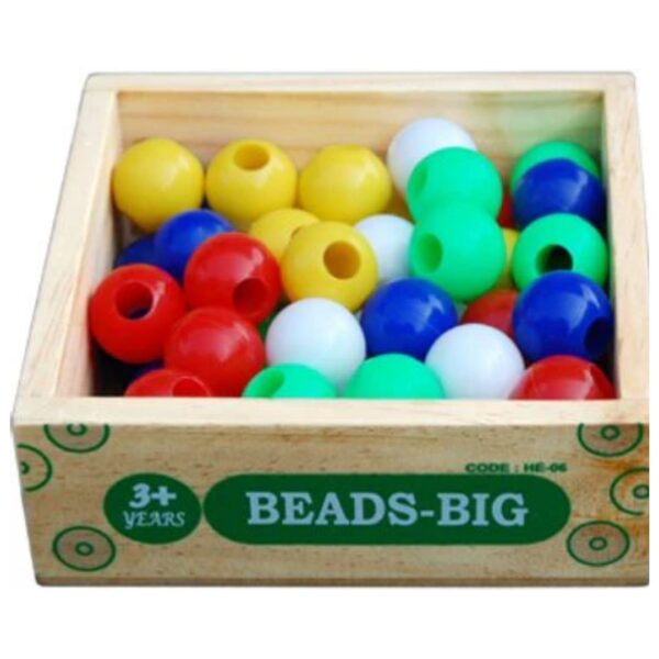 Age 3+ Little Genius Beads Big 50 Pieces