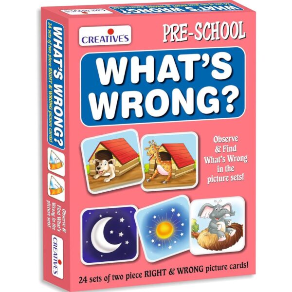 Age 3+ Creative's What's Wrong