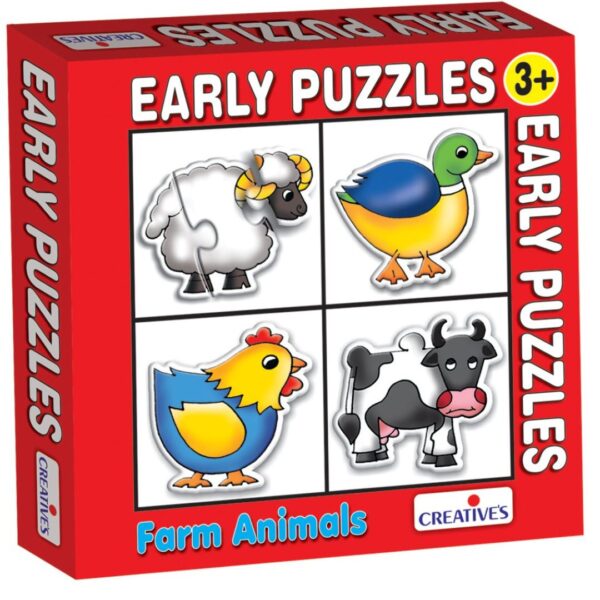 Age 3+ Creative Early Puzzles Farm Animals