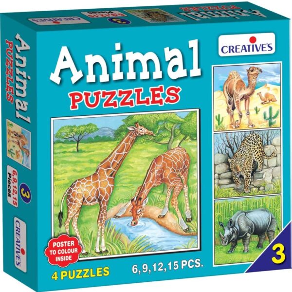 Age 3+ Creative Animal Puzzles