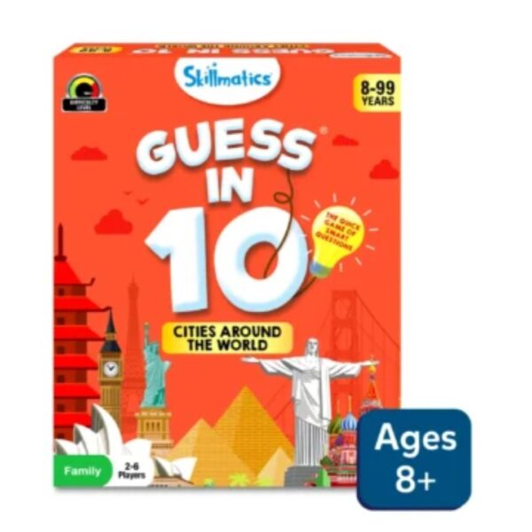 Age 8+ Skillmatics Guess in 10 Cities Around The World