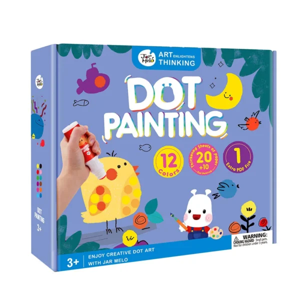 Age : 3+ Jar Melo Dot Painting