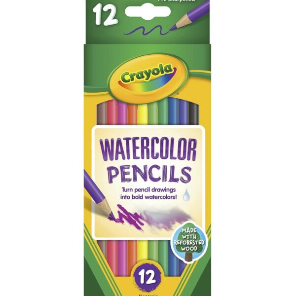 Age 5+ Crayola Watercolor Pencils 12 Count