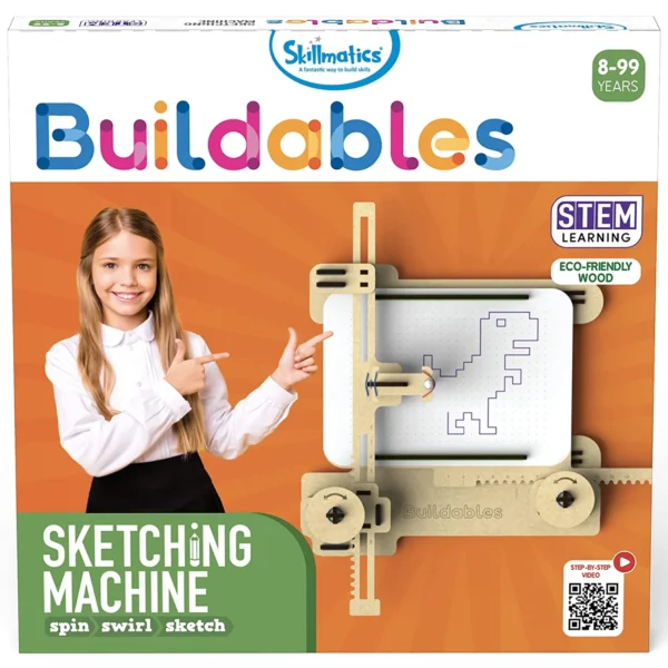 Age 8+ Skillmatocs Buildables Sketching Machine | STEM construction toys