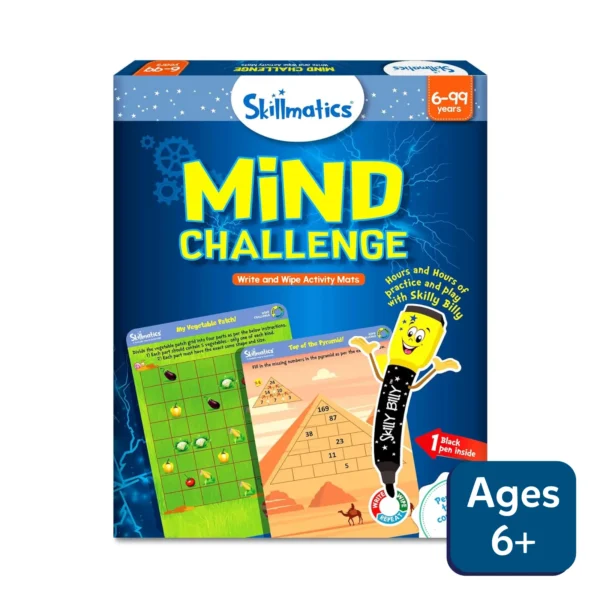 Skillmatics Mind Challenge | Reusable Activity Mats