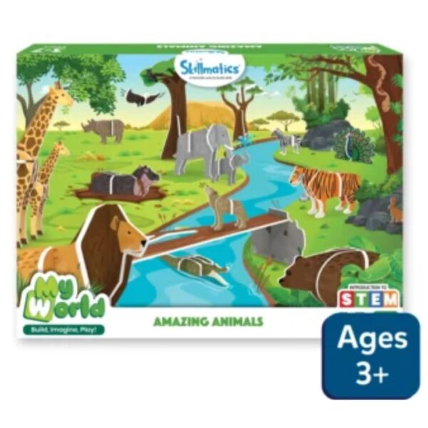 Age 3+ Skillmatics My World: Amazing Animals