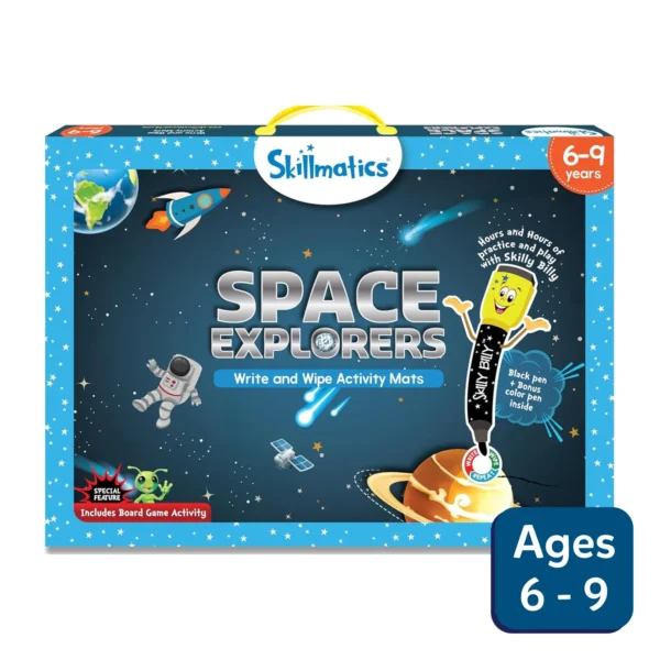 Skillmatics Space Explorers | Reusable Activity Mats