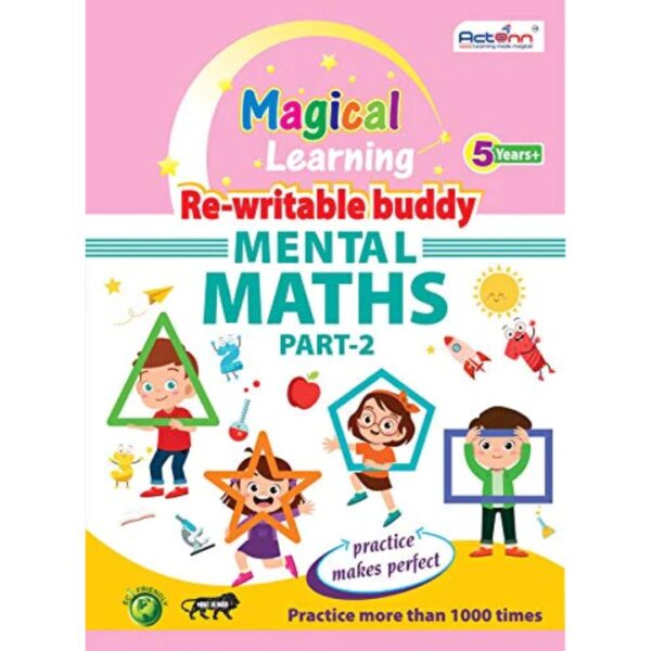 Age 3+ Actonn Re-Writable Buddy Mental Maths Part 2