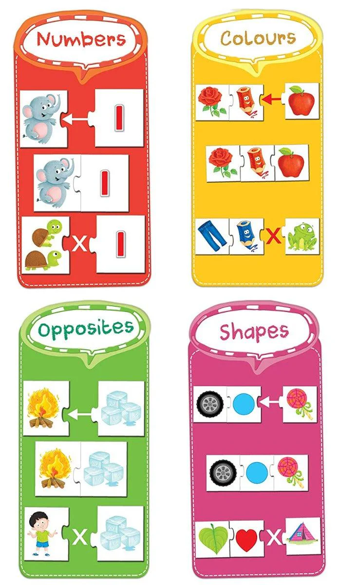 Age 3+  Frank Early Learner Pack 88 Pieces, 20 2-Piece And 16 3-Piece Self-Correcting Puzzles - Image 6