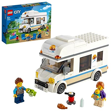 Age 5+ Lego 60283 Holiday Camper Van Building Kit (190 Pieces)