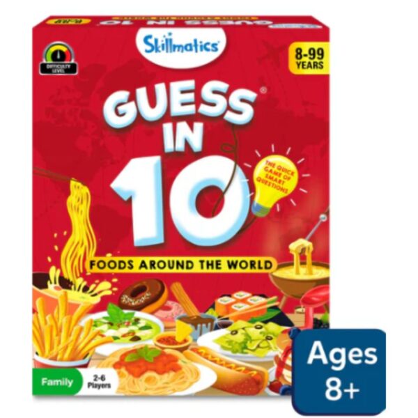 Age 8+ Skillmatics Guess in 10 Foods Around The World