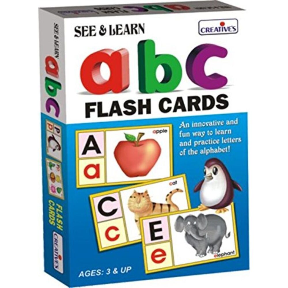 Age 3+ See & Learn Alphabet Flash Cards