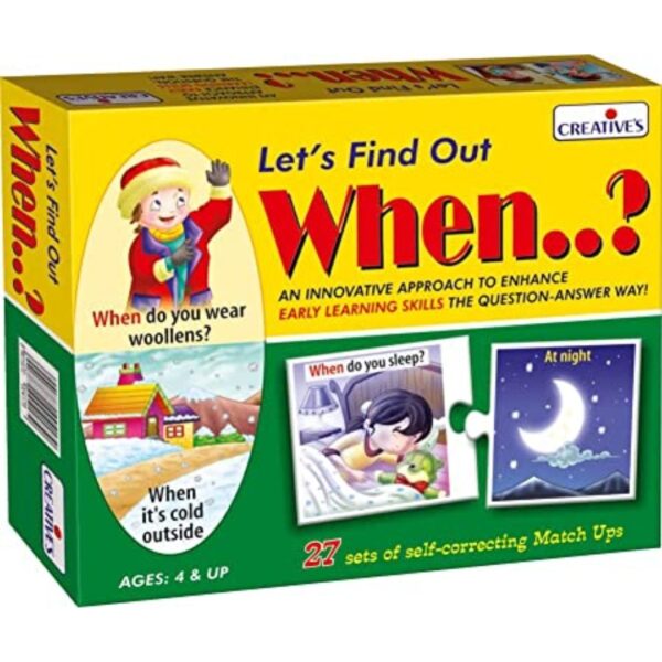 Age 4+ Creative Let's Find Out When