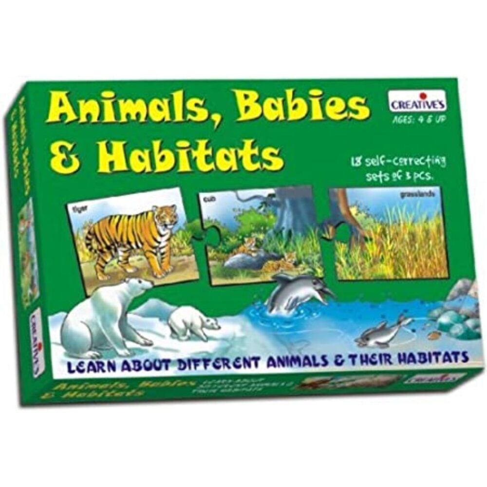 Age 4+ Creative Animal Babies & Habitats