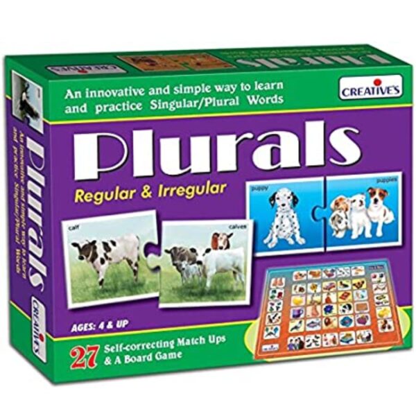 Age 4+ Creative's Plurals Regular And Irregular Puzzle