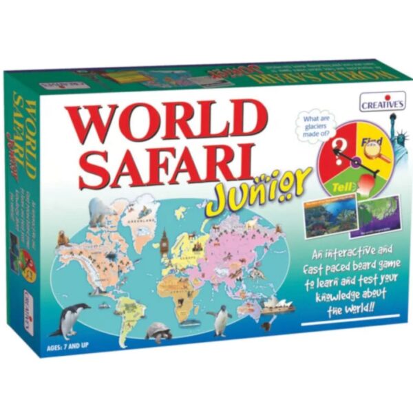 Age 3+ Creative World Safari Junior Board Game