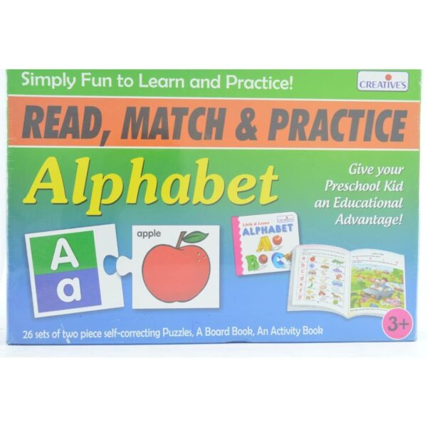 Age 3+ Creative Read, Match And Practice Alphabet Puzzle