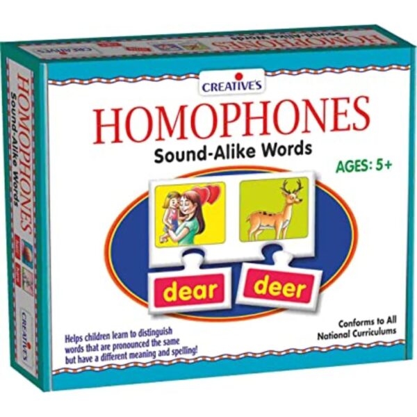 Age 5+ Creative's Homophones Sound-Alike Words Puzzle