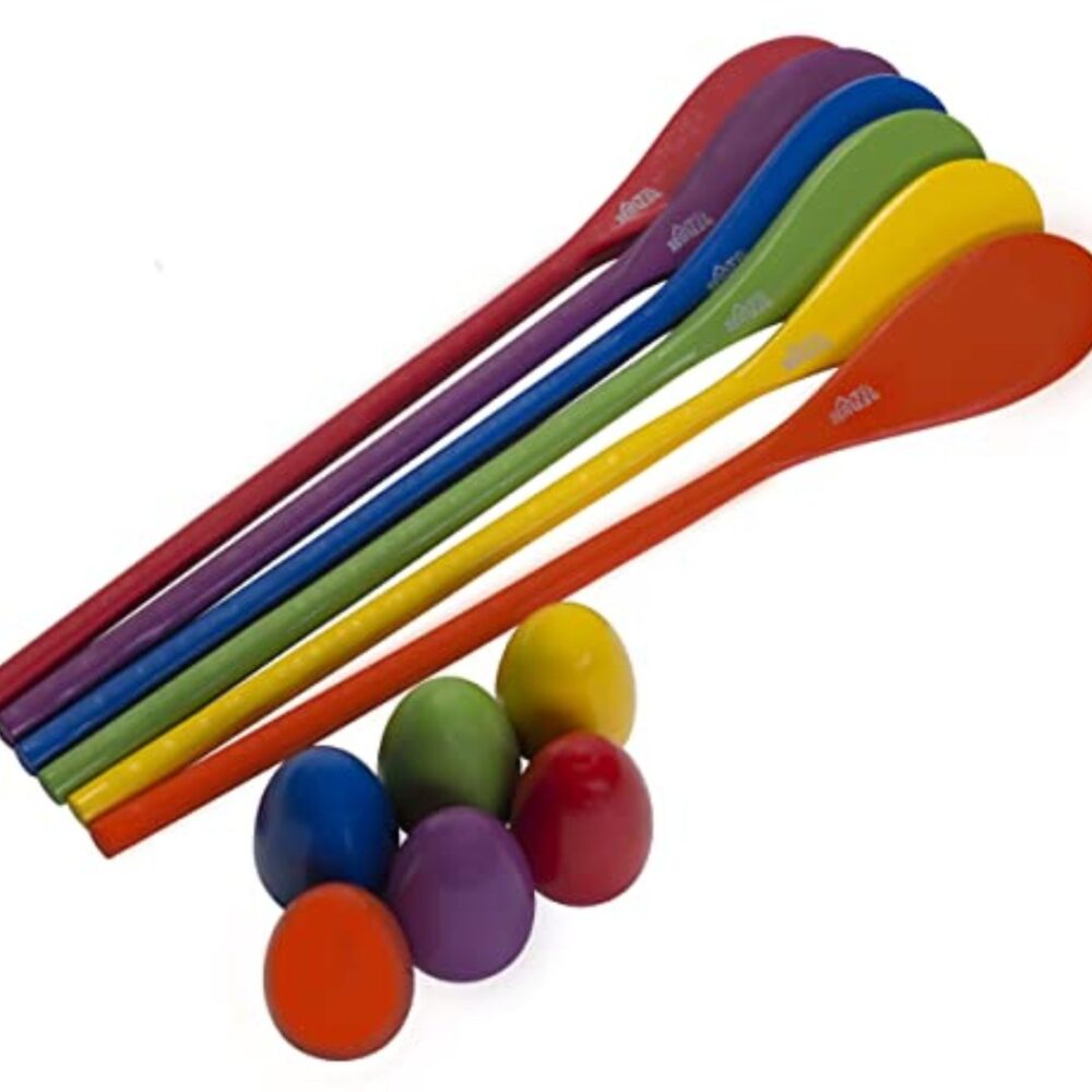 Age 3+ Gisco Egg and Spoon Race Game Set of 6