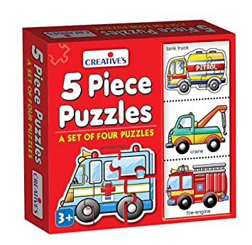 Creative Educational Aids 5 Piece Puzzles (0770)