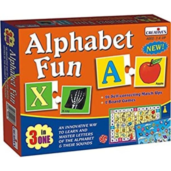 Age 3+ Creatives Alphabet Fun 3 in 1 Puzzle