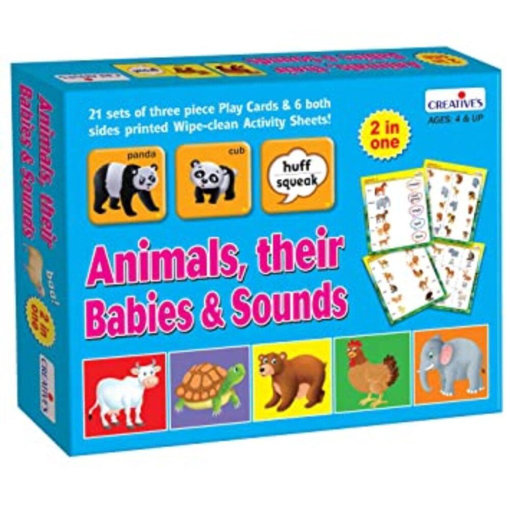 Age 4+ Creative Animals Their Babies & Sounds