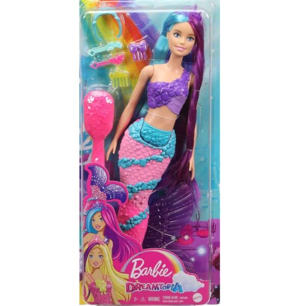 Age 3 +Barbie Dreamtopia Rainbow Mermaid