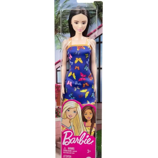 Age3+ Barbie Doll with Colorful Butterfly Logo