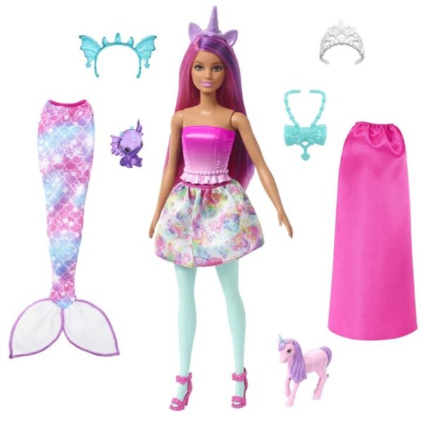 Age:3+ Barbie HLC28 Dreamtopia Doll Accessories