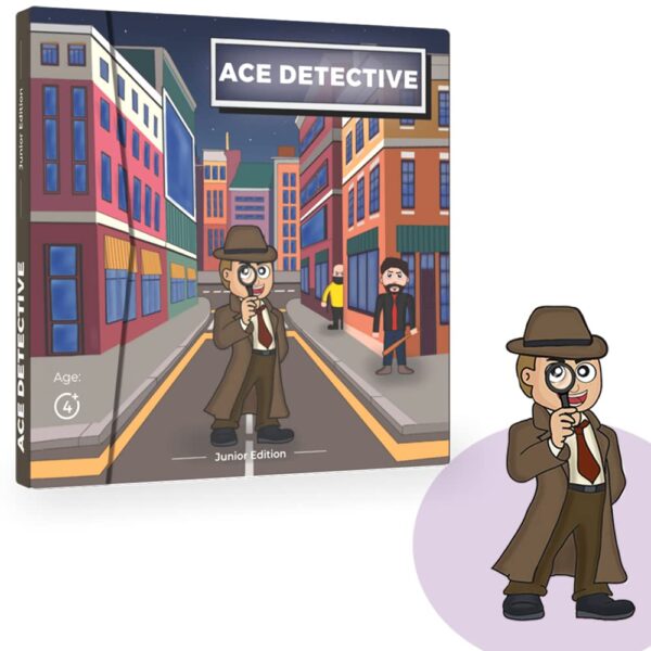 Ace Detective Junior Edition Magnetic Brain Games 4-6 Year Olds