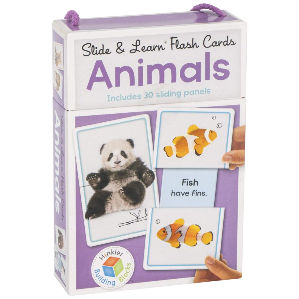 Building Blocks Slide & Learn Flashcards Animals