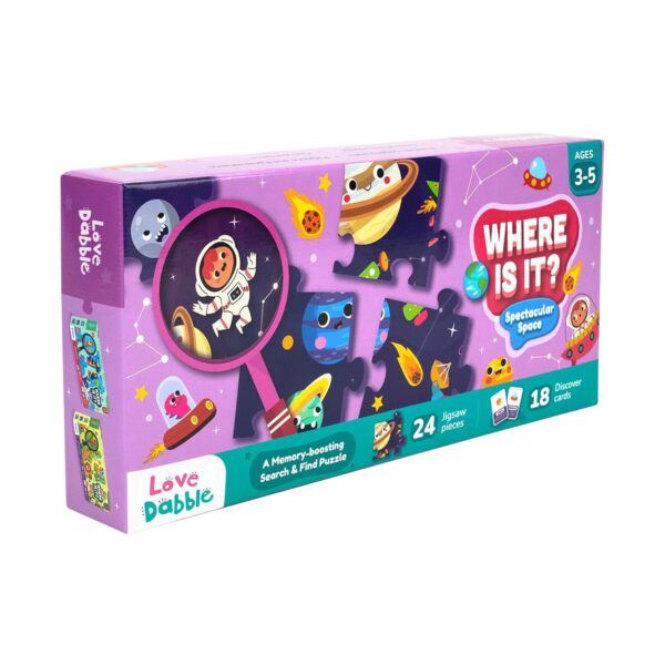 Age 3+ Where is it Spectacular Space Jigsaw Puzzle