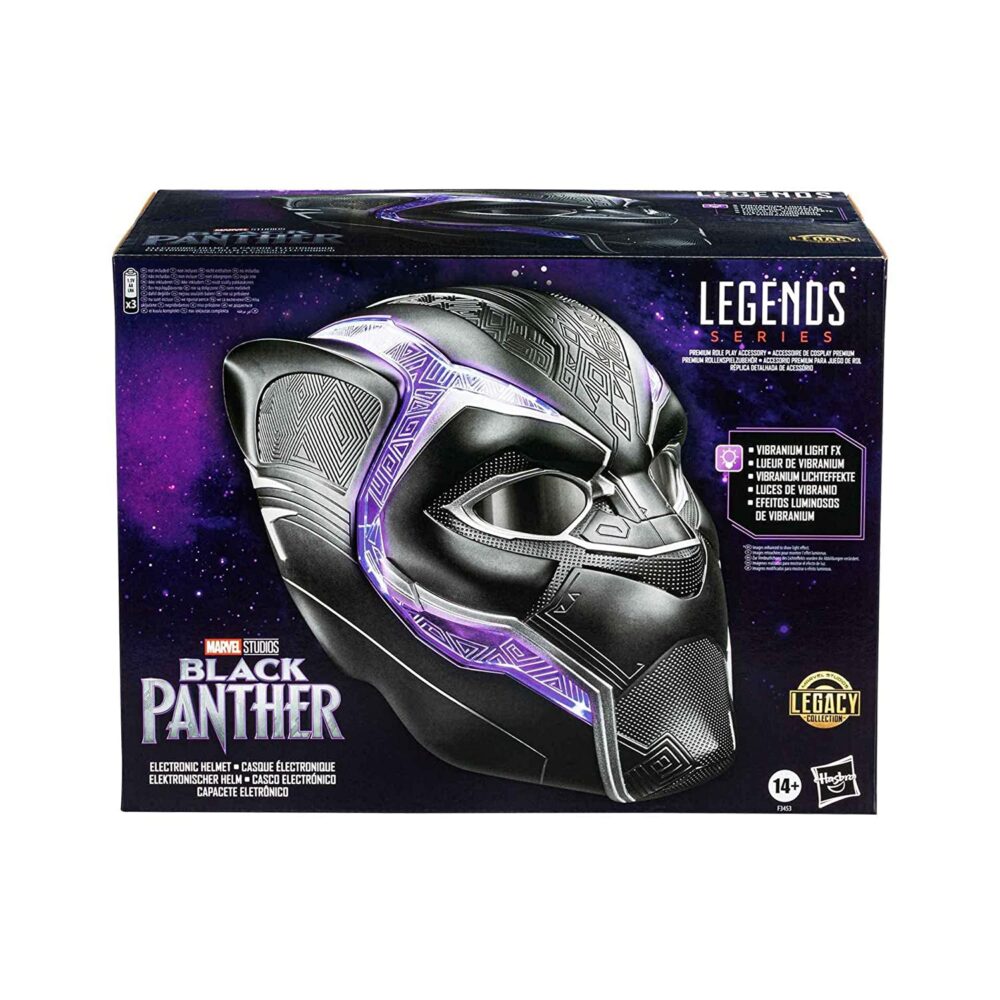 Marvel Legends Black Panther Premium Electronic Role Play Helmet - F3453