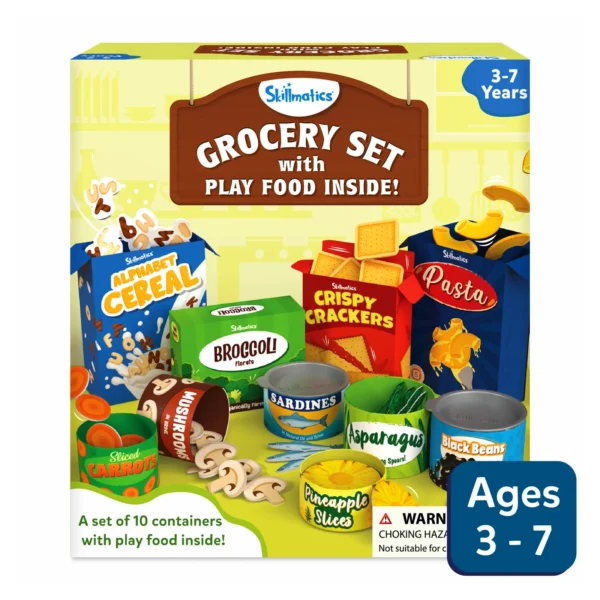 Skillmatics Grocery Set - 100+ Pieces