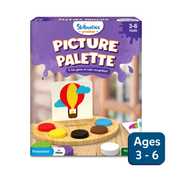 Skillmatics Picture Palette | Educational Wooden Game
