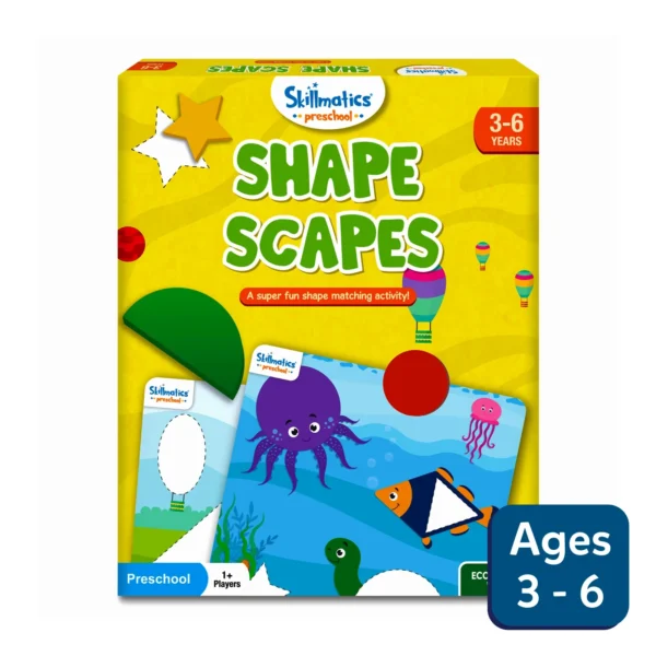 Skillmatics Shapes Scapes - Educational Wooden Game