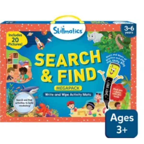 Age 3+ Skillmatics Search and Find Megapack Reusable Mats