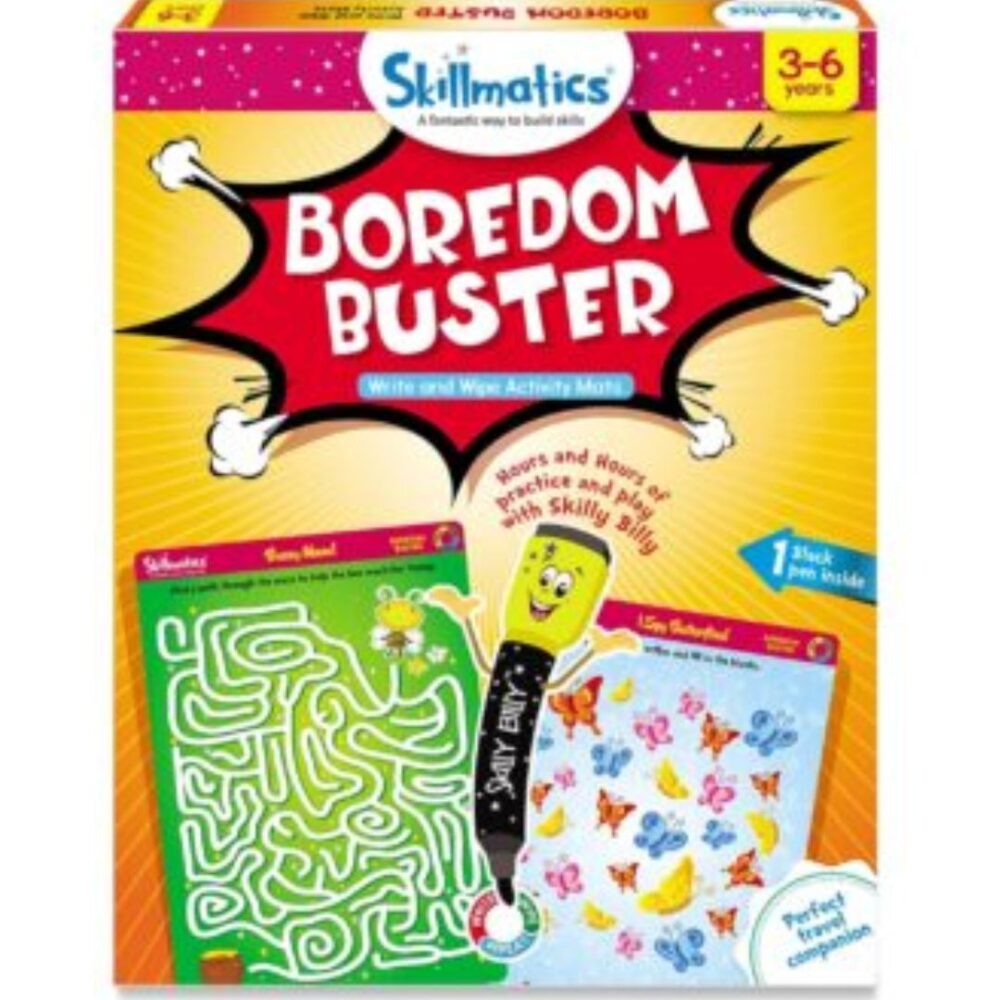 Age 3-6+ Skillmatics Boredom Buster Reusable Mats