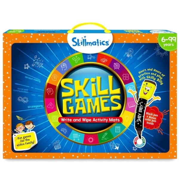 Age 6-99+ Skillmatics Skill Games Reusable Mats