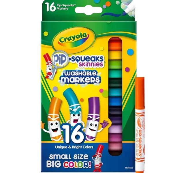 Age:6+ Crayola Pip-Squeaks Markers, 16 Count