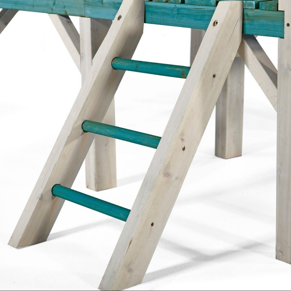 Alternative view of PLUM BOAT HOUSE WOODEN PLAYHOUSE - TEAL