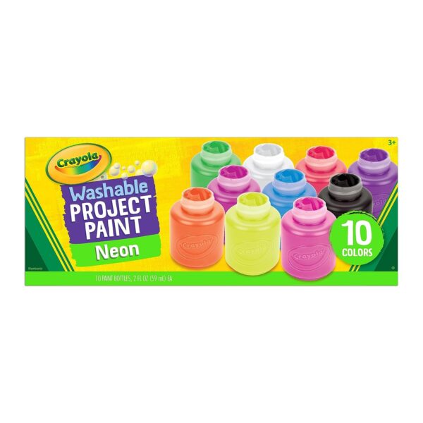 Crayola Washable Neon Paint 10 Count