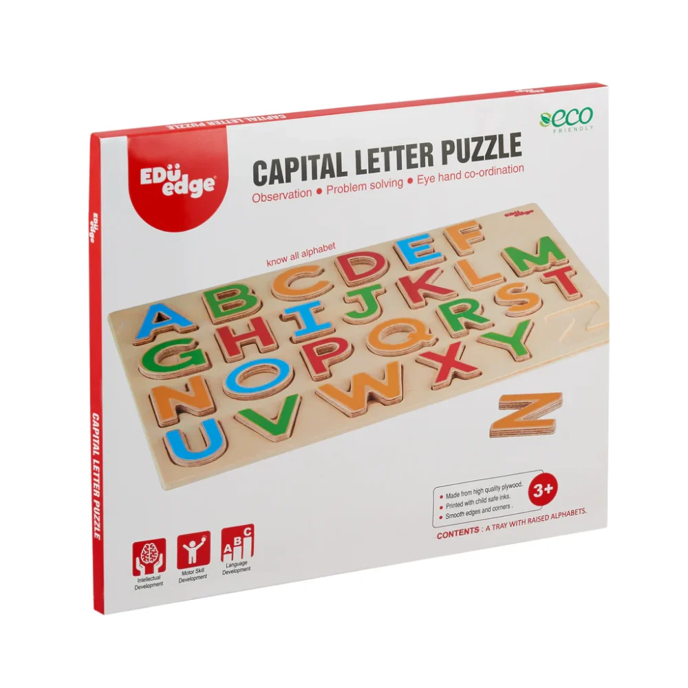 Age 3+ Eduedge Capital Letter Puzzle