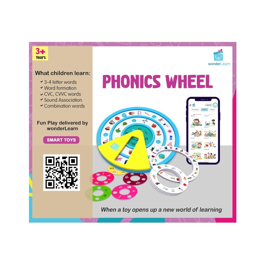 Wonderhood Phonics Intermediate Kit Smart Toy for 3+ Years