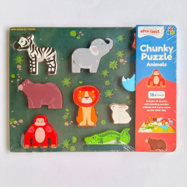 Open Ended Chunky Puzzle - Animals