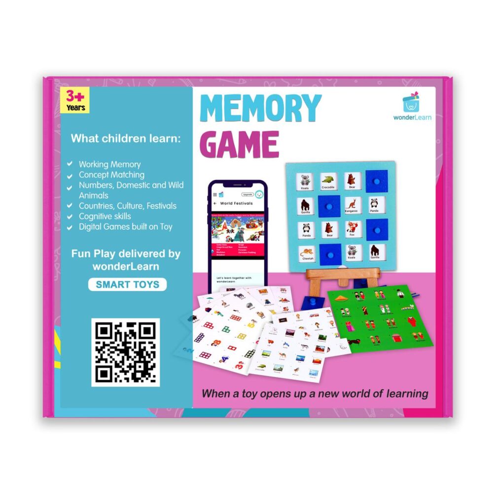 Wonderhood Wooden Memory Match Games Learning Educational Toys for 3+